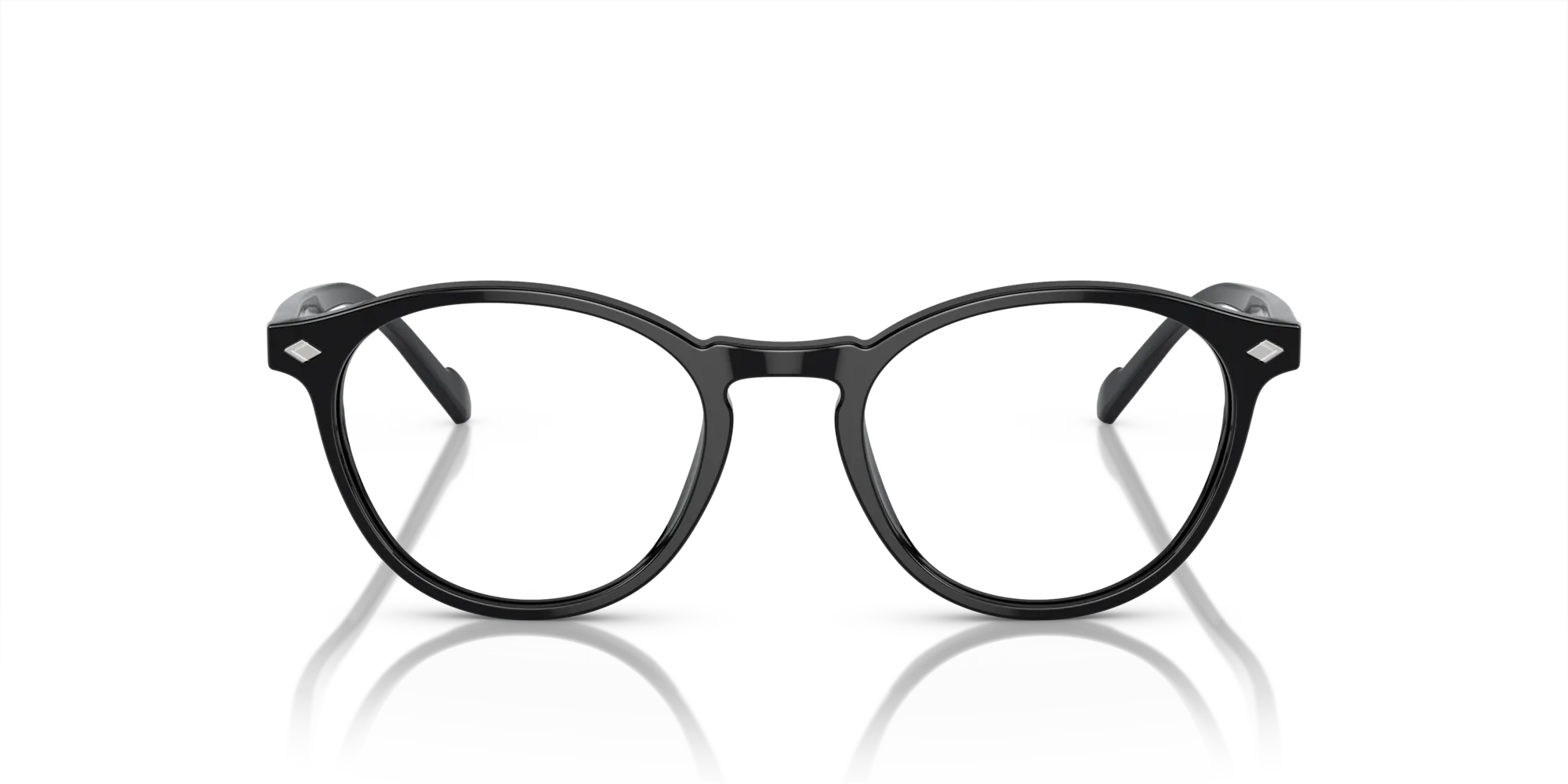 VOGUE EYEWEAR VO5326 W44 Montature da vista Acetato Nero Rotonda Normale - immagine 3