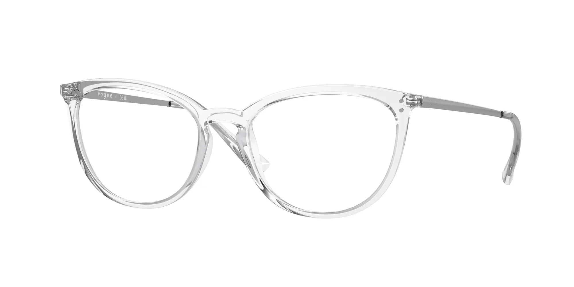 VOGUE EYEWEAR VO5276 W745 Montature da vista Iniettato Trasparente Cat Eye Normale - immagine 1