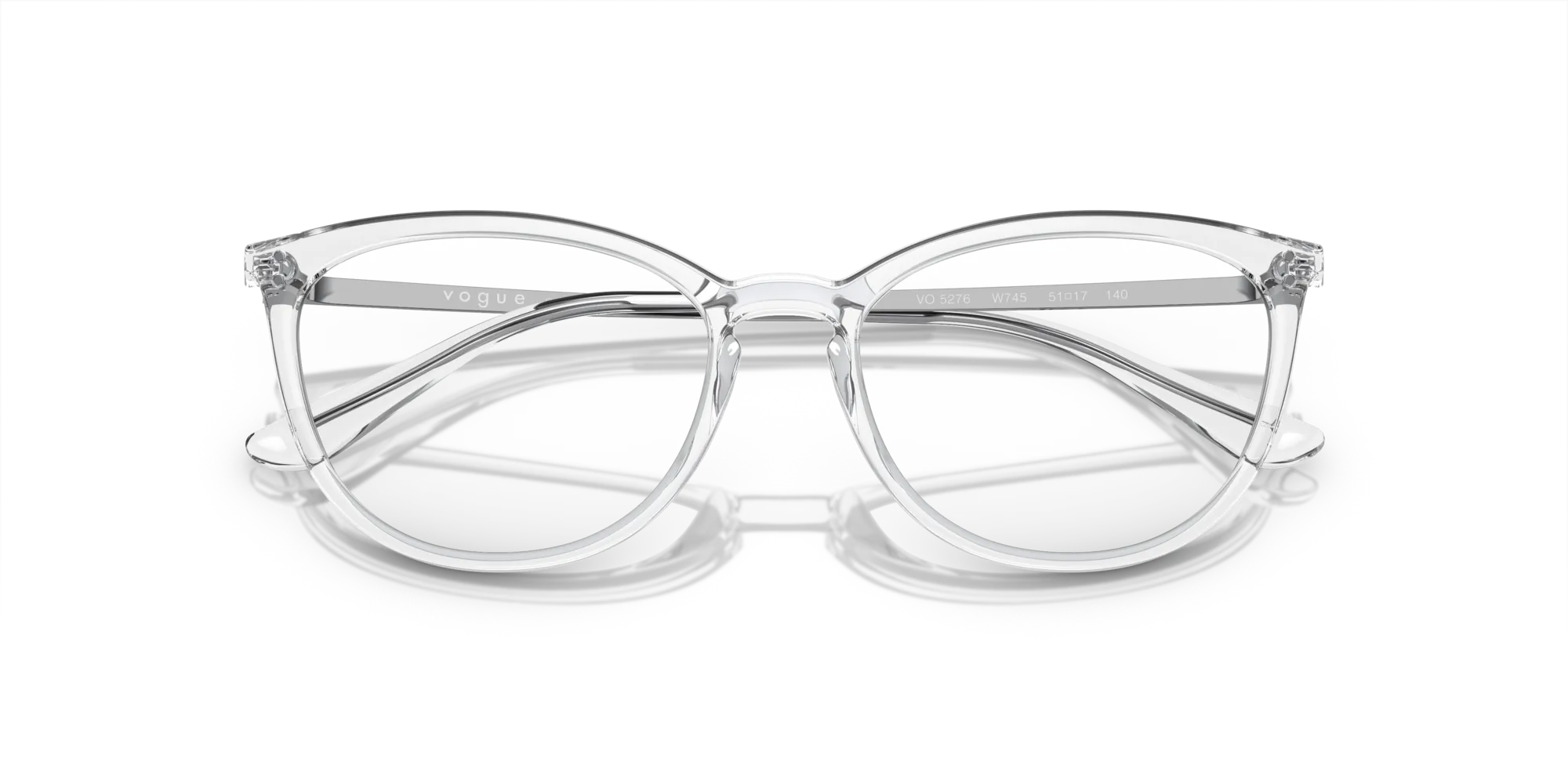 VOGUE EYEWEAR VO5276 W745 Montature da vista Iniettato Trasparente Cat Eye Normale - immagine 2