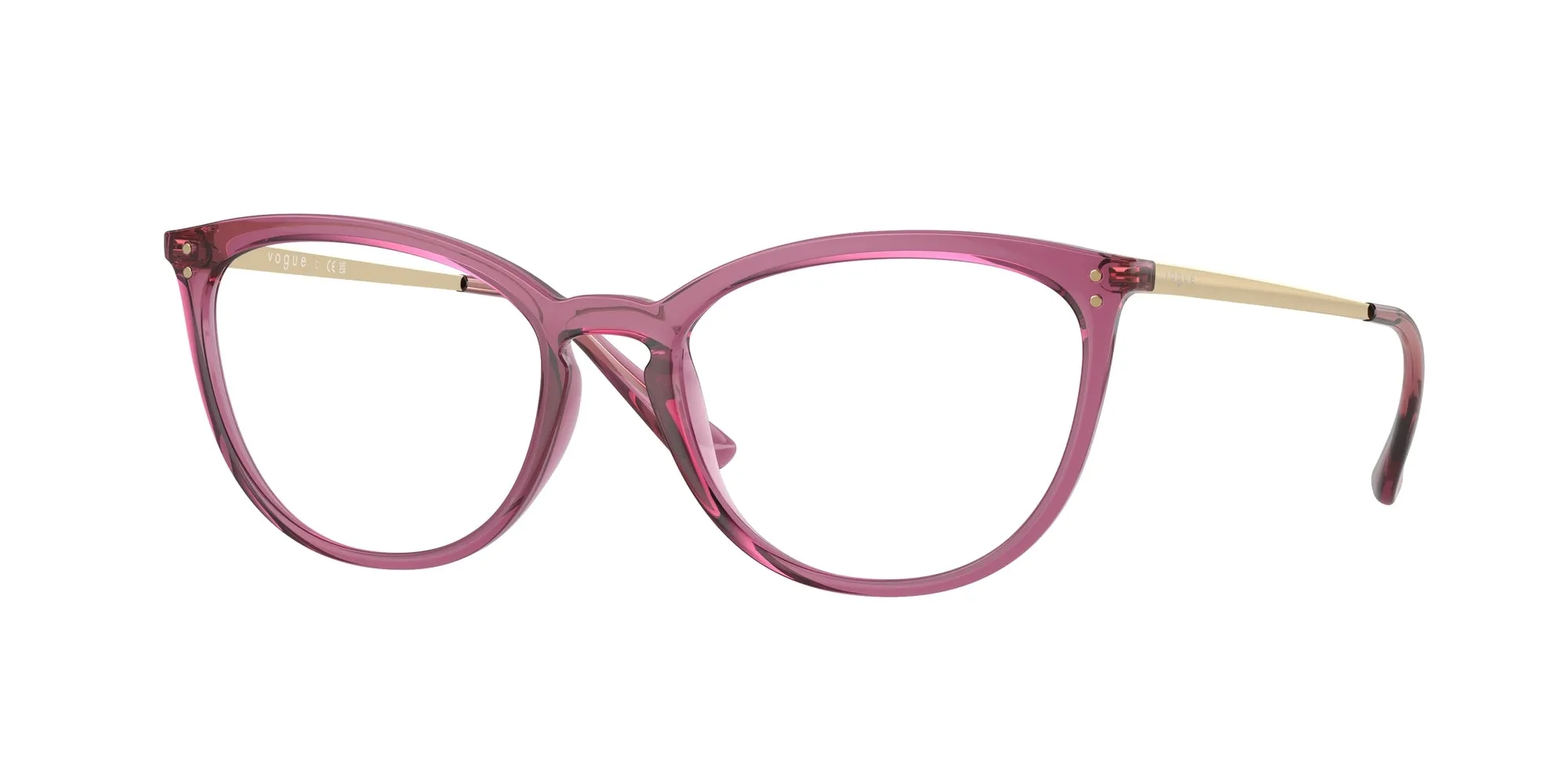 VOGUE EYEWEAR VO5276 2798 Montature da vista Iniettato Viola Cat Eye Normale - immagine 1