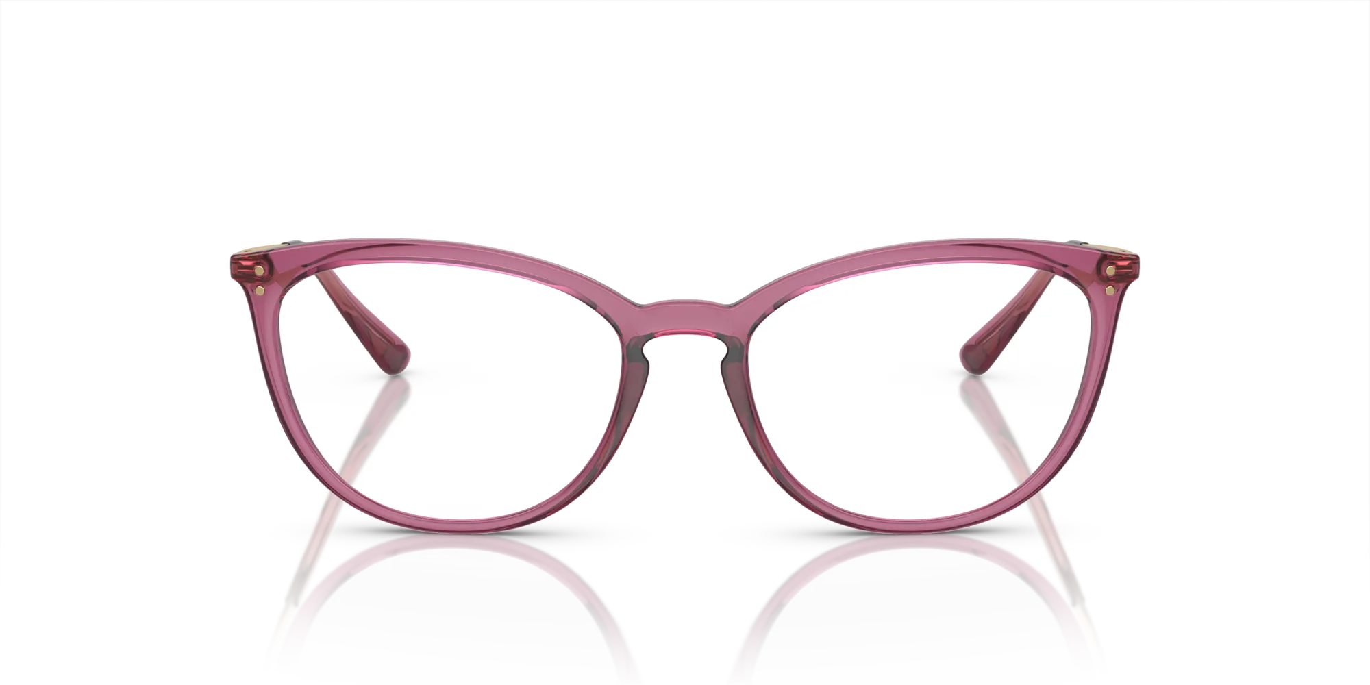 VOGUE EYEWEAR VO5276 2798 Montature da vista Iniettato Viola Cat Eye Normale - immagine 3