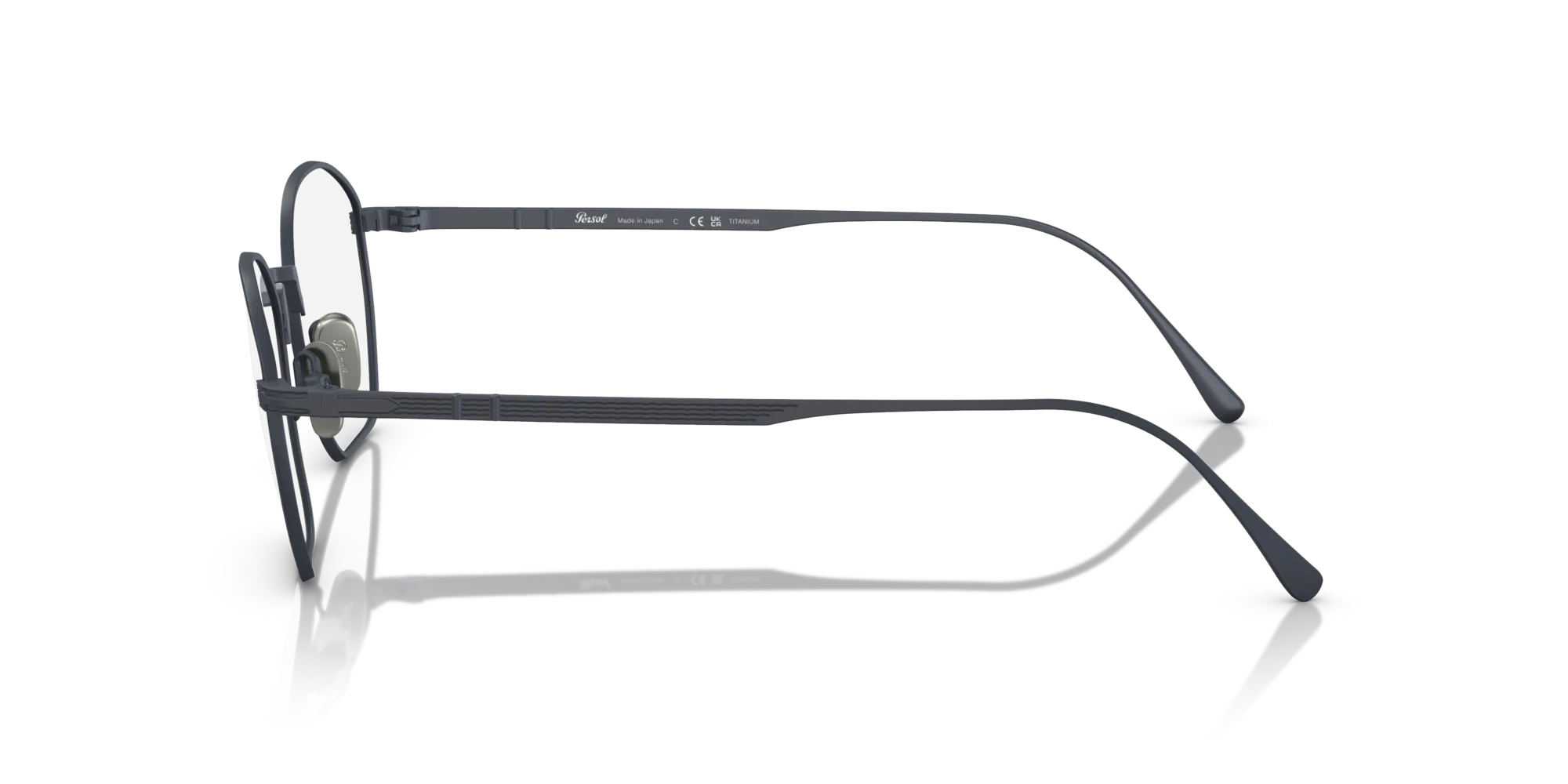 Persol PO5004VT 8002 Montature da vista Titanio Blu Geometrica - immagine 4