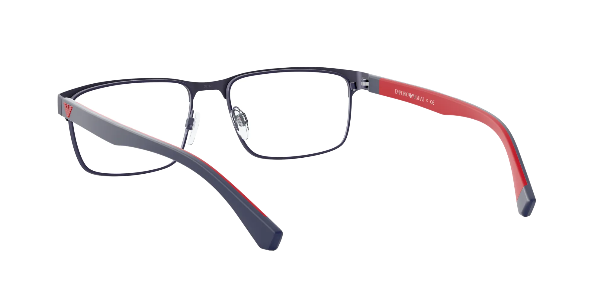 Emporio Armani EA1105 3092 Montature da vista Metallo Blu Squadrata Normale - immagine 4
