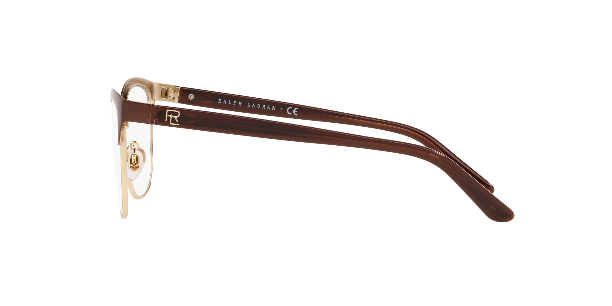 Ralph Lauren RL5099 9395 Montature da vista Metallo Marrone Cat Eye - immagine 3
