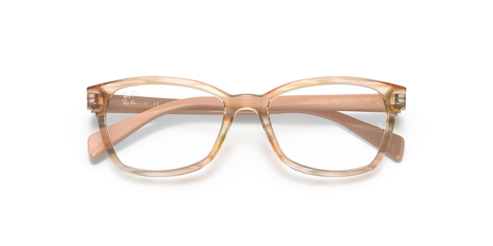 Ray - Ban RY1591 3809 Montature da vista Acetato Marrone Squadrata - immagine 2