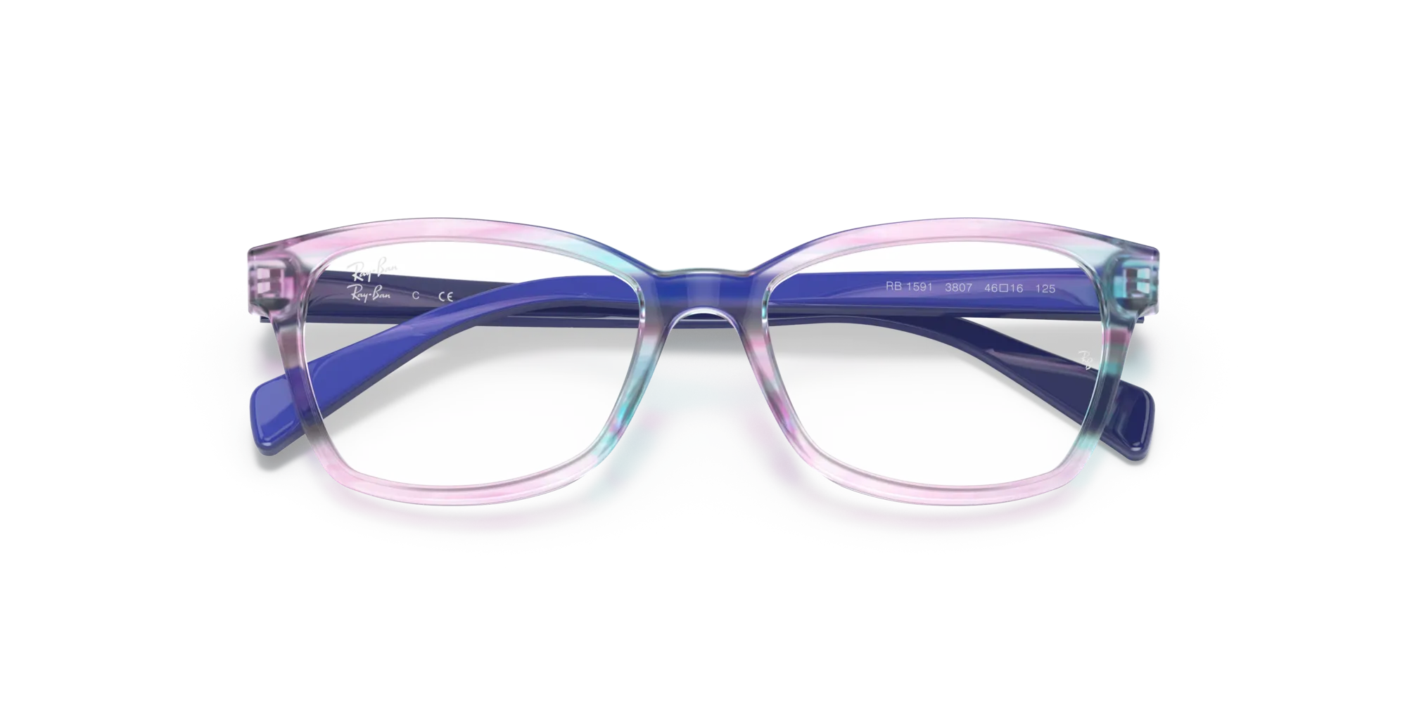 Ray - Ban RY1591 3807 Montature da vista Acetato Multi-colore Squadrata - immagine 2