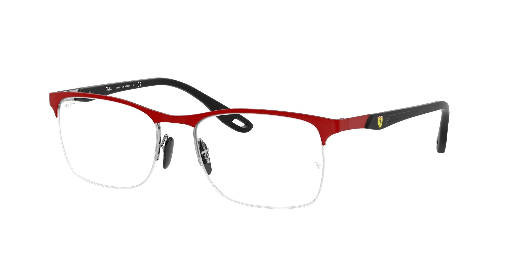 Ray - Ban RX8416M SCUDERIA FERRARI COLLECTION F045 Montature da vista Metallo Rosso Trasparente Squadrata Normale - immagine 1