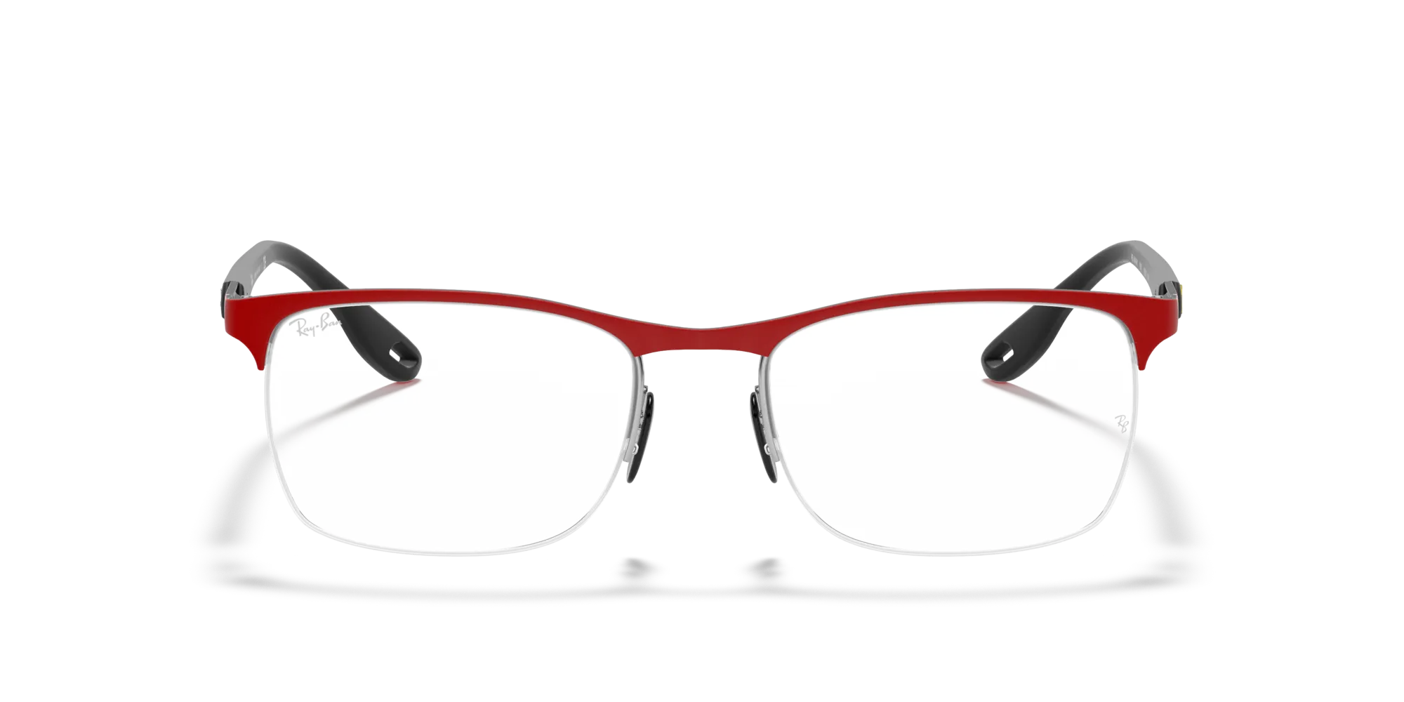 Ray - Ban RX8416M SCUDERIA FERRARI COLLECTION F045 Montature da vista Metallo Rosso Trasparente Squadrata Normale - immagine 3
