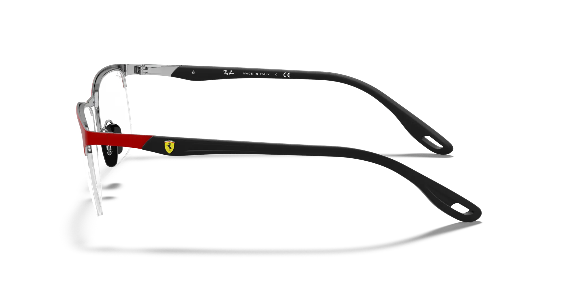 Ray - Ban RX8416M SCUDERIA FERRARI COLLECTION F045 Montature da vista Metallo Rosso Trasparente Squadrata Normale - immagine 4