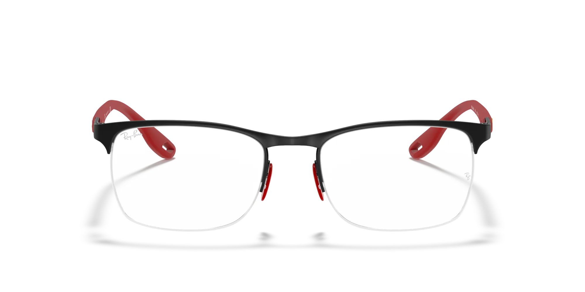 Ray - Ban RX8416M SCUDERIA FERRARI COLLECTION F041 Montature da vista Metallo Nero Trasparente Squadrata Normale - immagine 3