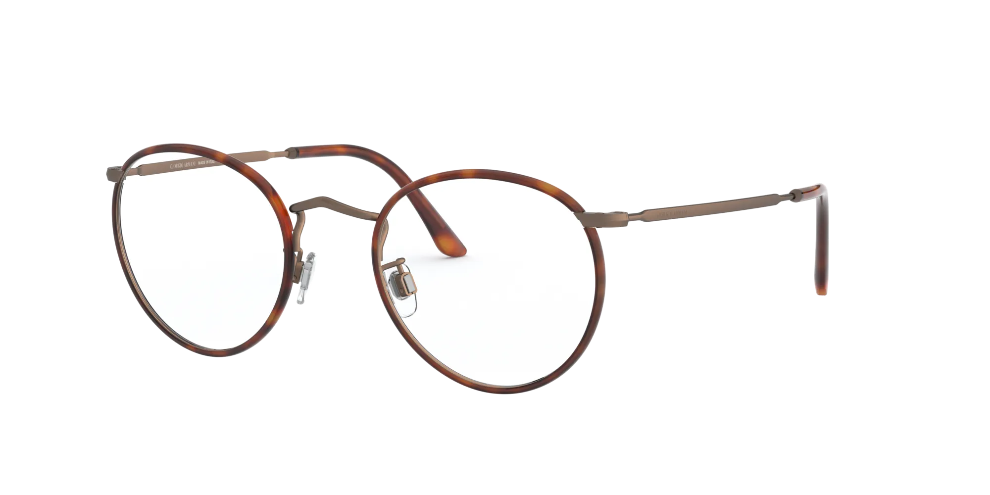 Giorgio Armani AR 112MJ 3259 Montature da vista Metallo Marrone Rotonda Normale - immagine 1