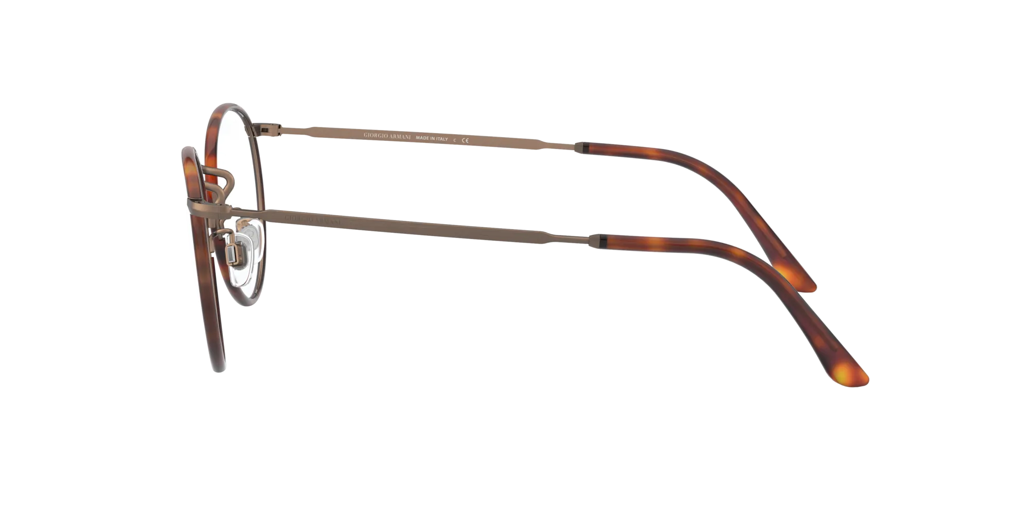 Giorgio Armani AR 112MJ 3259 Montature da vista Metallo Marrone Rotonda Normale - immagine 3