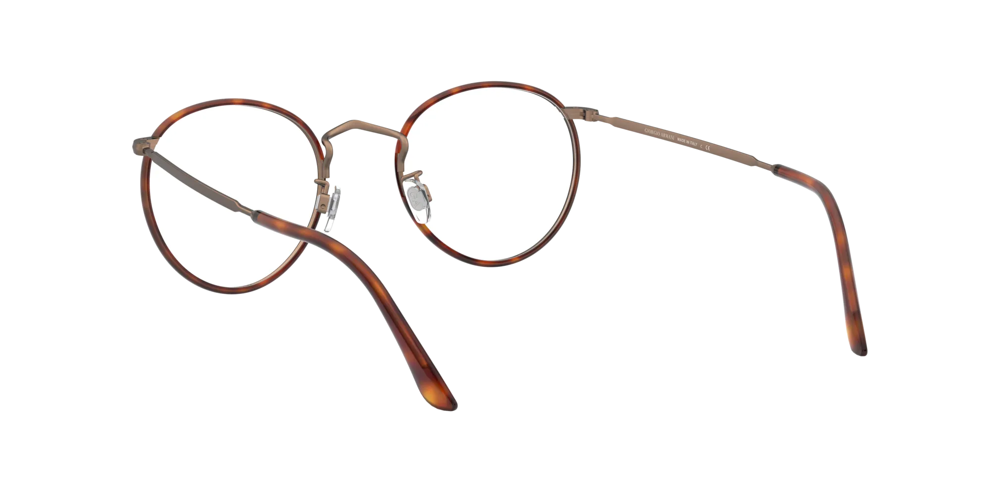Giorgio Armani AR 112MJ 3259 Montature da vista Metallo Marrone Rotonda Normale - immagine 4