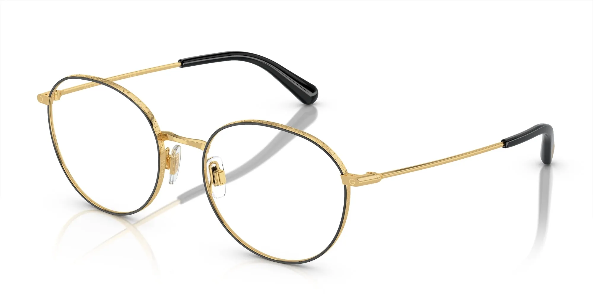Dolce & Gabbana DG1322 1334 Montature da vista Metallo Nero Pantos Normale - immagine 1
