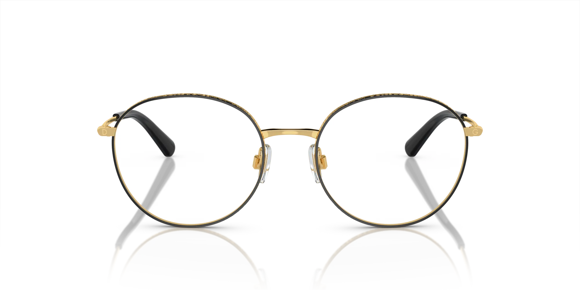 Dolce & Gabbana DG1322 1334 Montature da vista Metallo Nero Pantos Normale - immagine 3