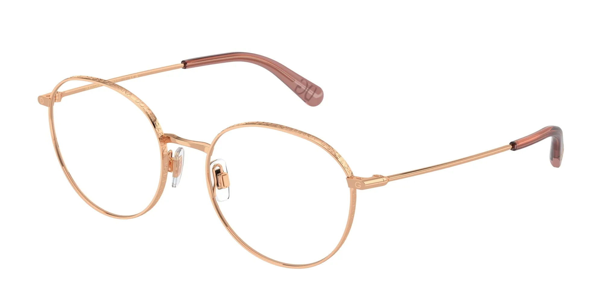 Dolce & Gabbana DG1322 1298 Montature da vista Metallo Rosa Pantos Normale - immagine 1