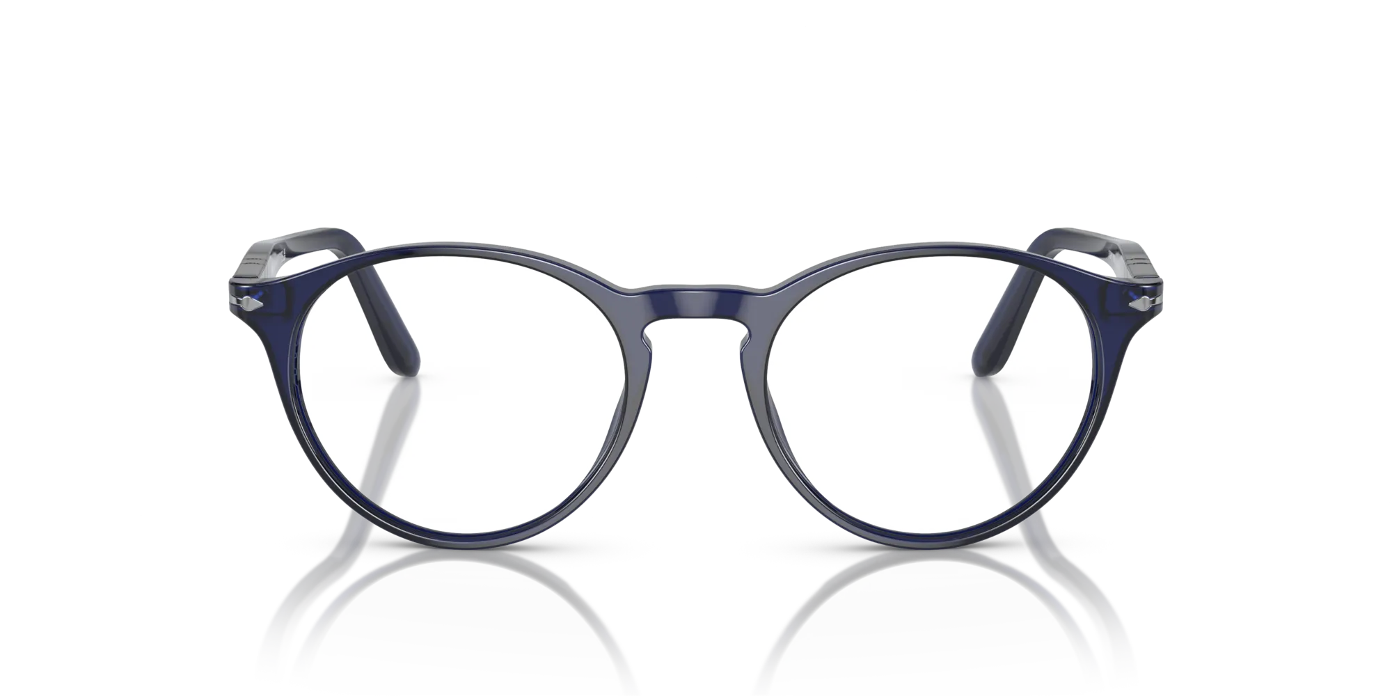 Persol PO3092V 9038 Montature da vista Acetato Blu Trasparente Pantos Normale - immagine 3