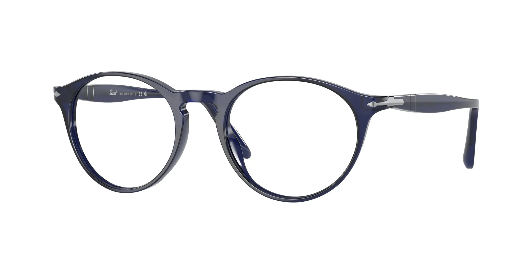 Persol PO3092V 9038 Montature da vista Acetato Blu Trasparente Pantos Normale - immagine 1