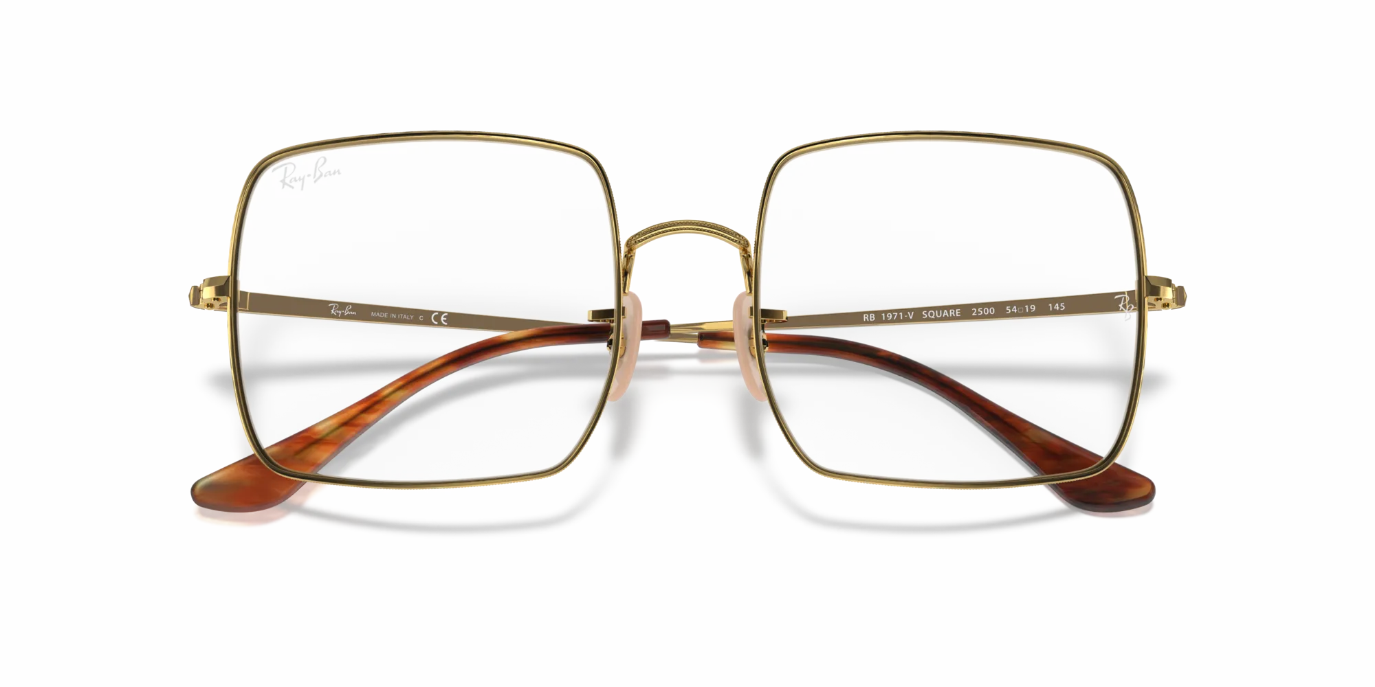 Ray - Ban RX1971V SQUARE 2500 Montature da vista Metallo Oro Squadrata - immagine 2