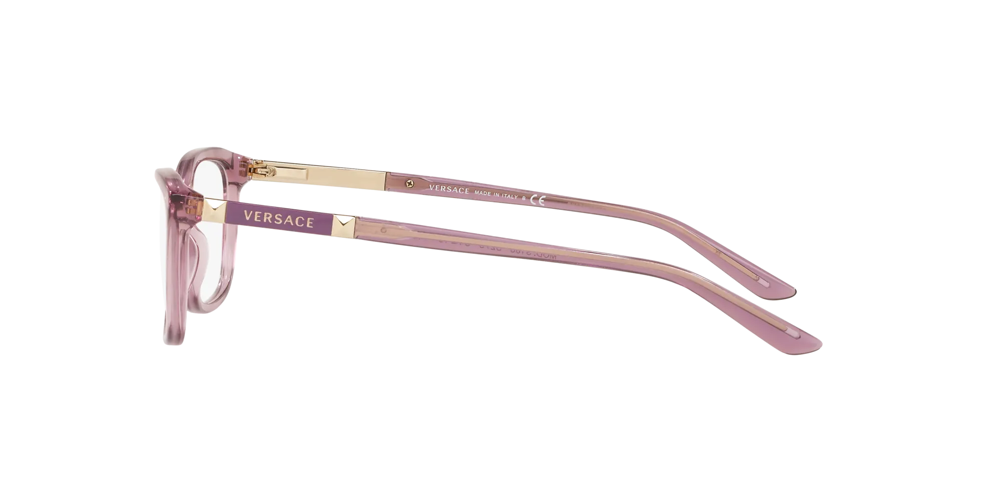 Versace VE3186 5279 Montature da vista Acetato Viola Farfalla Normale - immagine 3