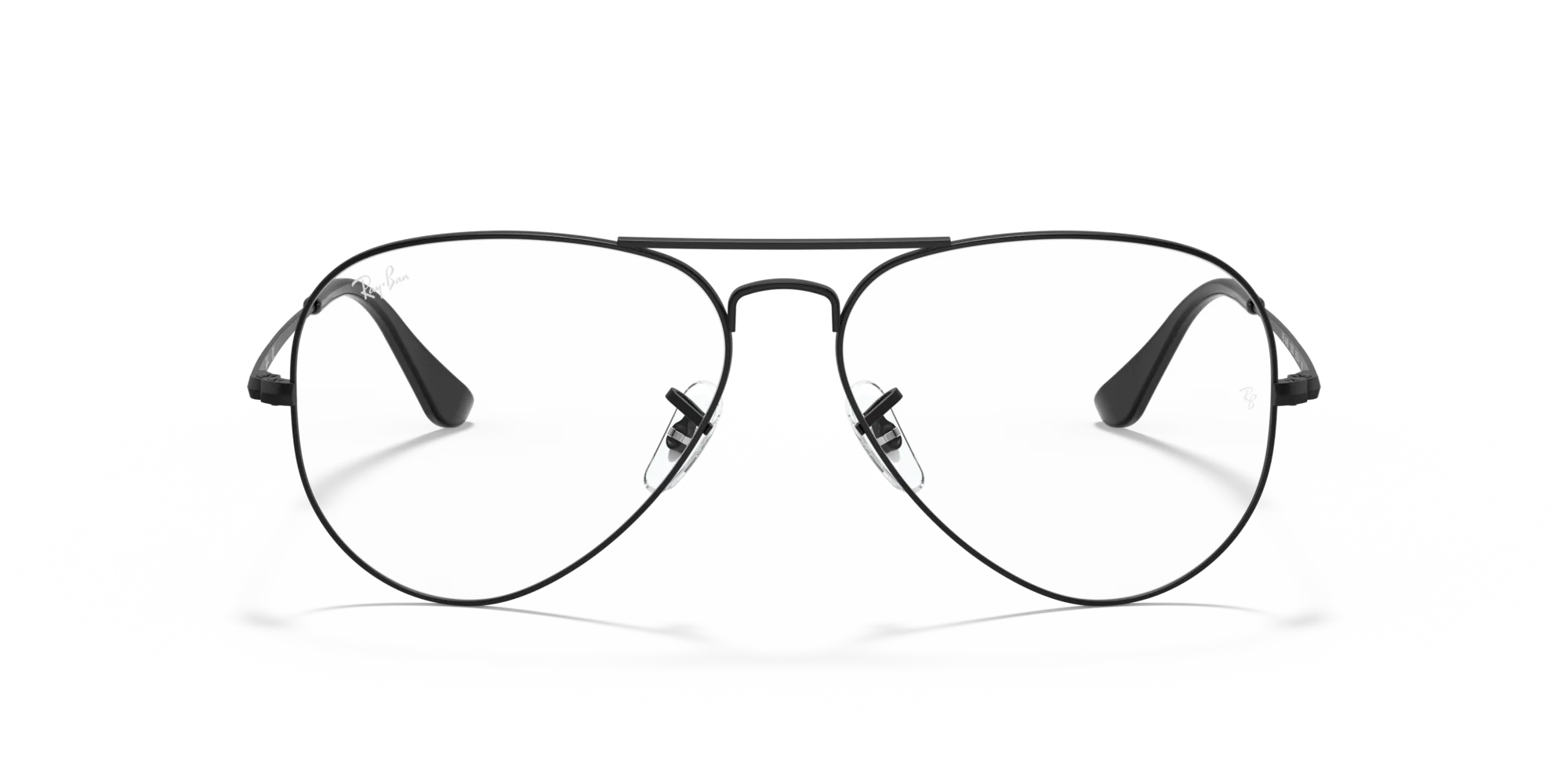 Ray - Ban RX6489 AVIATOR 2503 Montature da vista Metallo Nero Trasparente Pilot Normale - immagine 3