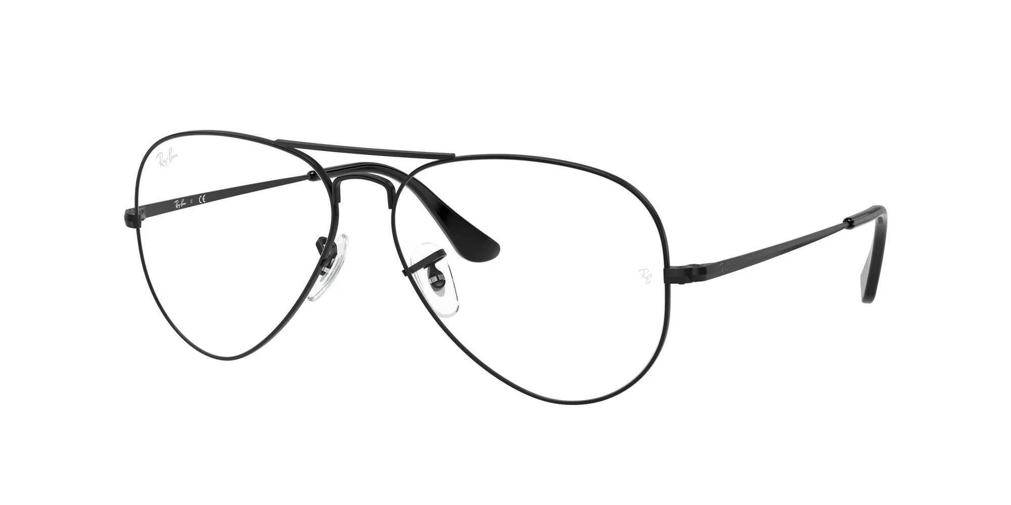 Ray - Ban RX6489 AVIATOR 2503 Montature da vista Metallo Nero Trasparente Pilot Normale - immagine 1