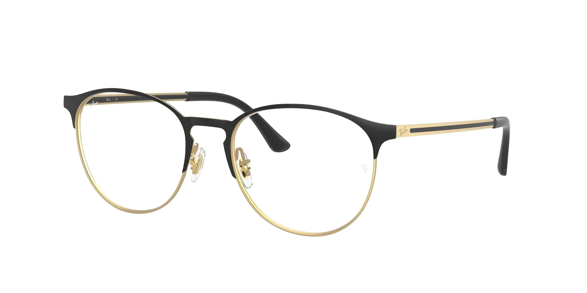 Ray - Ban RX6375 3051 Montature da vista Metallo Nero Trasparente Pantos Normale - immagine 1
