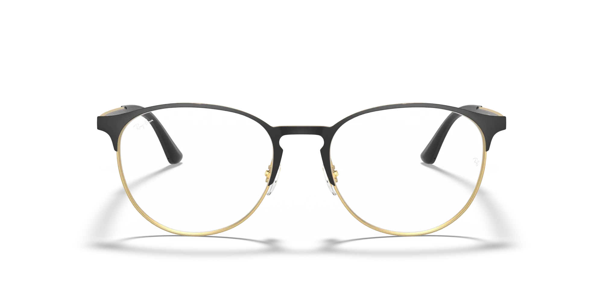 Ray - Ban RX6375 3051 Montature da vista Metallo Nero Trasparente Pantos Normale - immagine 3