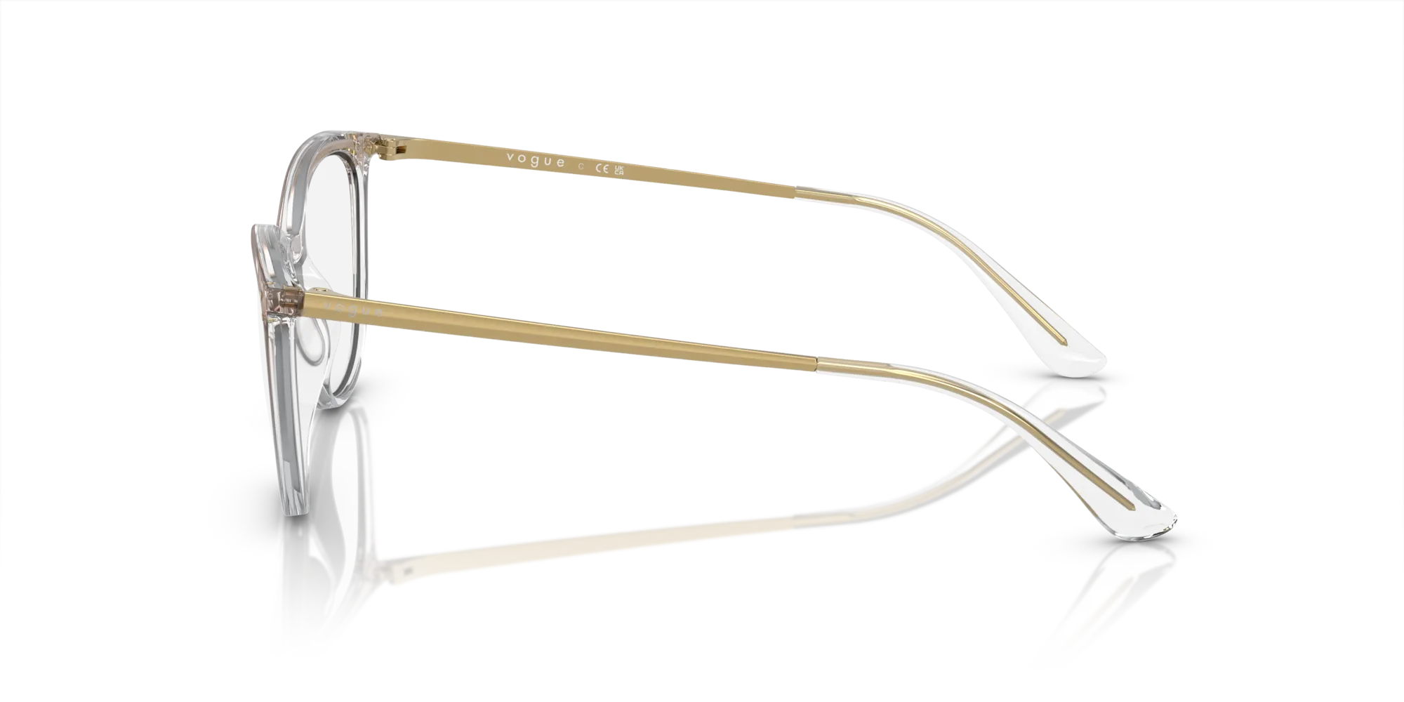 VOGUE EYEWEAR VO5276 2736 Montature da vista Iniettato Marrone Cat Eye Normale - immagine 4