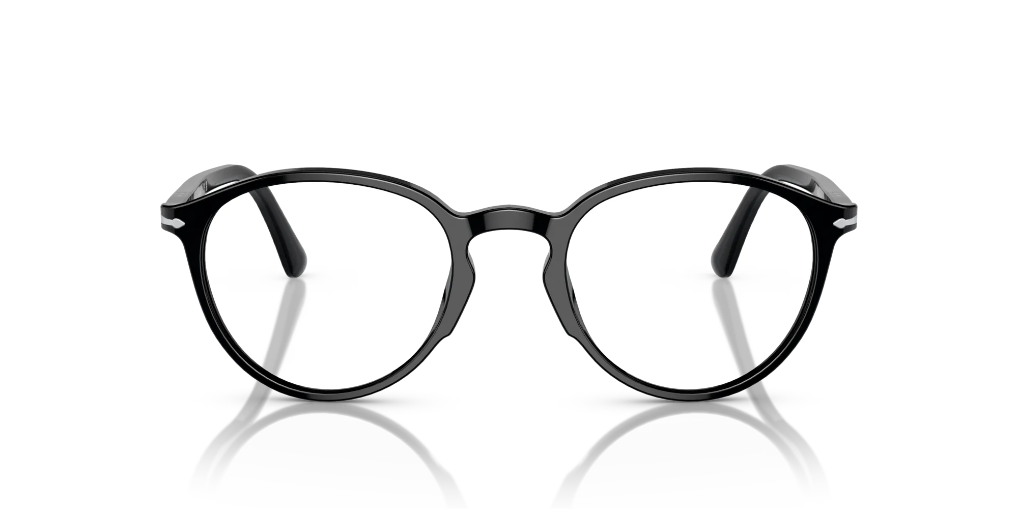 Persol PO3218V 95 Montature da vista Acetato Nero Trasparente Pantos Normale - immagine 3