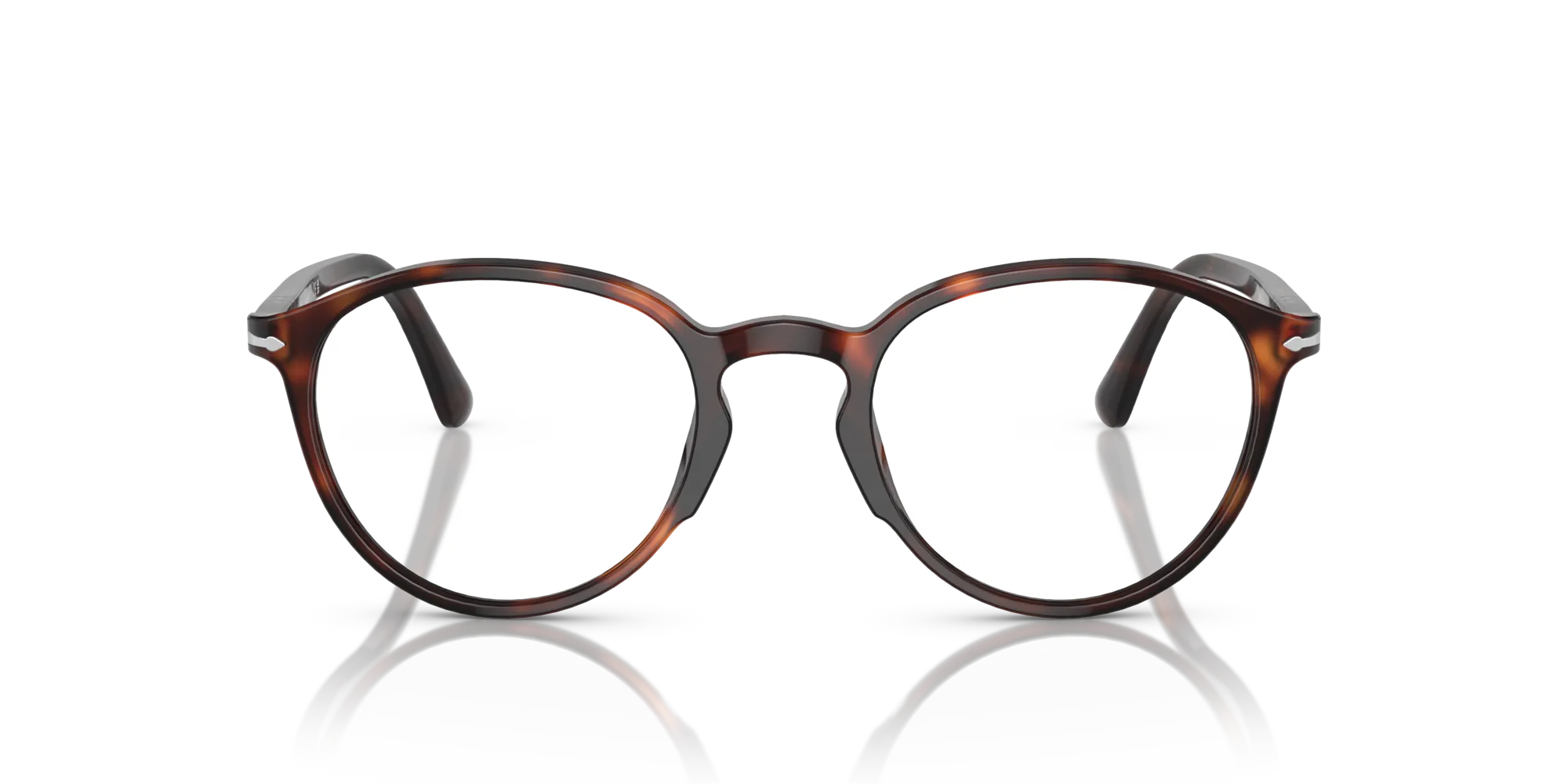 Persol PO3218V 24 Montature da vista Acetato Tartaruga Trasparente Pantos Normale - immagine 3