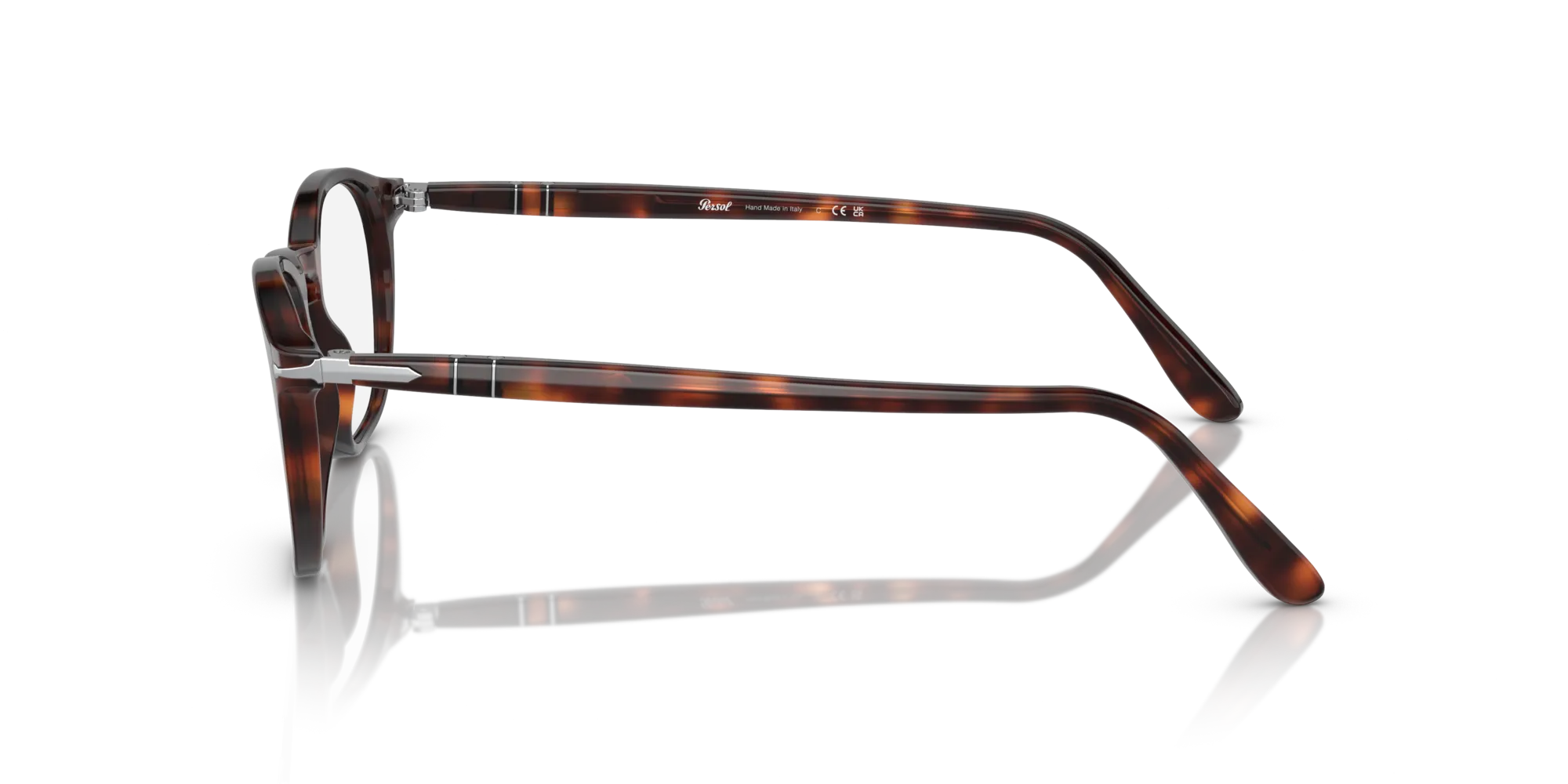 Persol PO3007VM 24 Montature da vista Acetato Tartaruga Trasparente Squadrata Normale - immagine 4