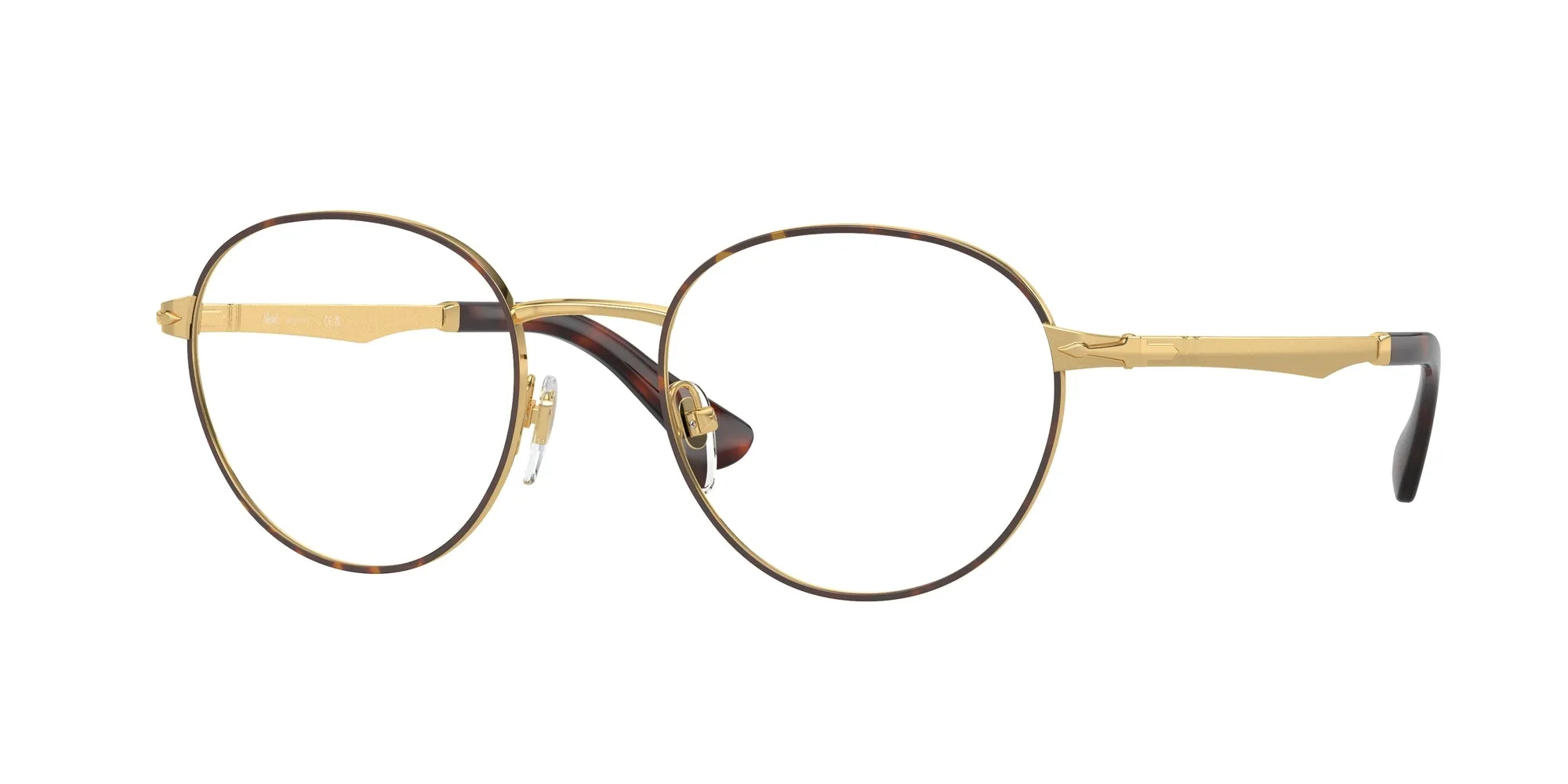 Persol PO2460V 1075 Montature da vista Metallo Oro Trasparente Pantos Normale - immagine 1