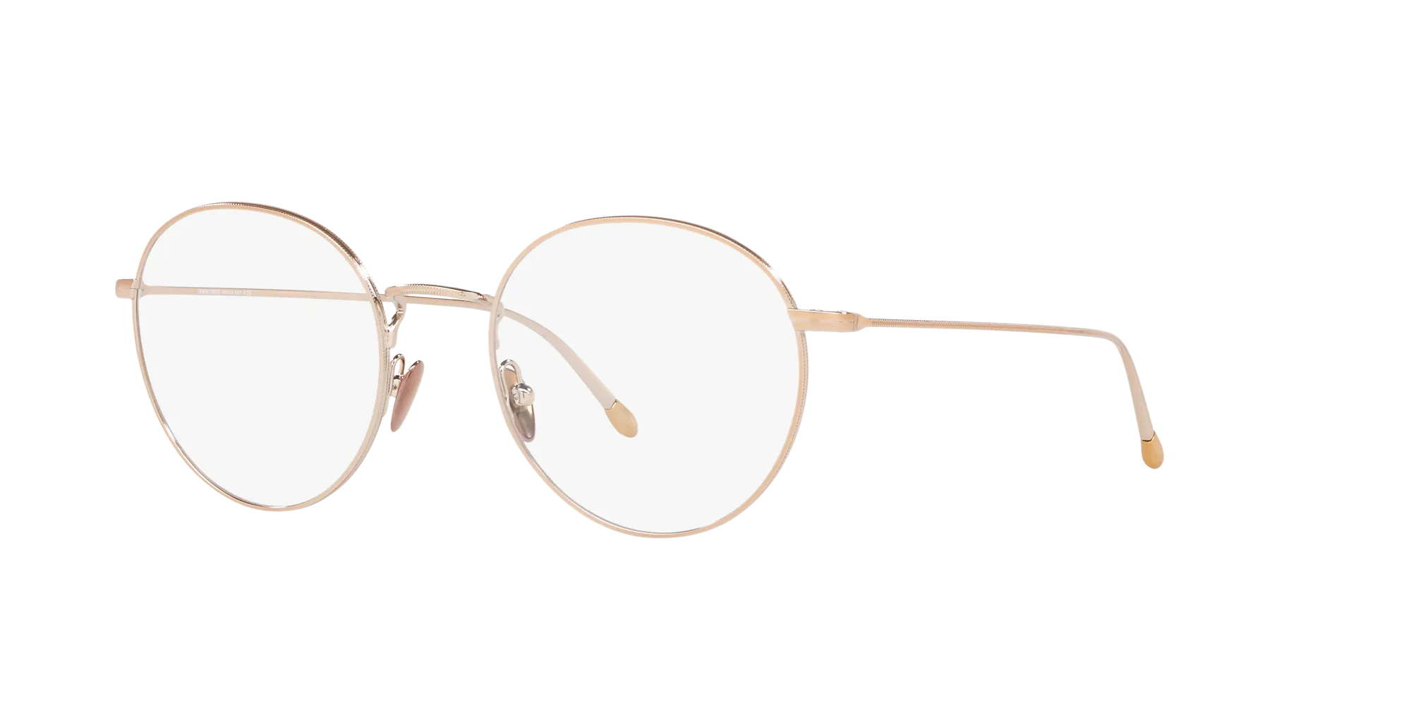 Giorgio Armani AR5095 3011 Montature da vista Metallo Marrone Rotonda Normale - immagine 1