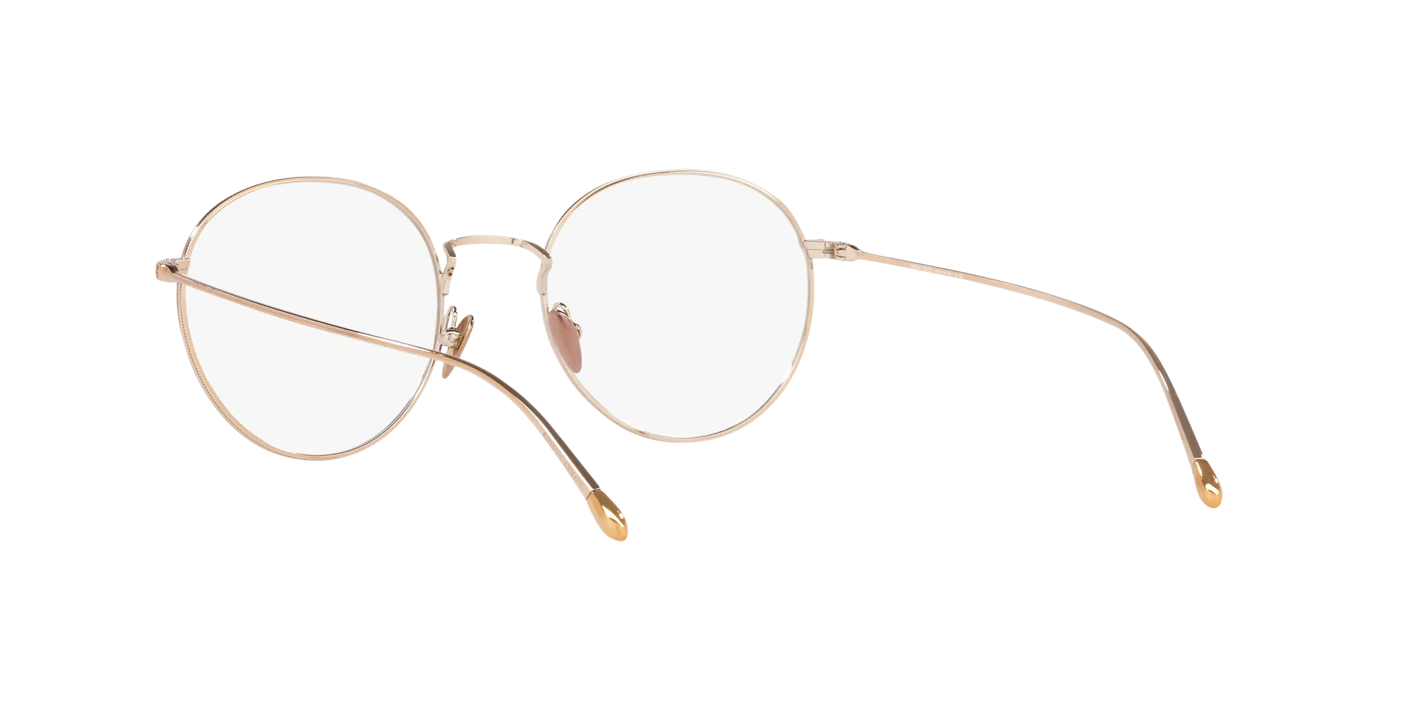 Giorgio Armani AR5095 3011 Montature da vista Metallo Marrone Rotonda Normale - immagine 4