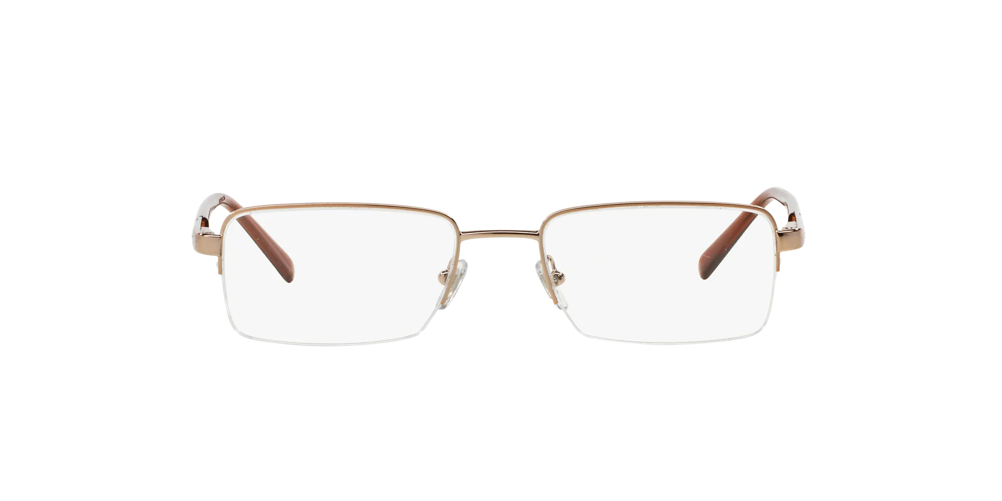 Versace VE1066 1053 Montature da vista Acciaio Marrone Squadrata Normale - immagine 2