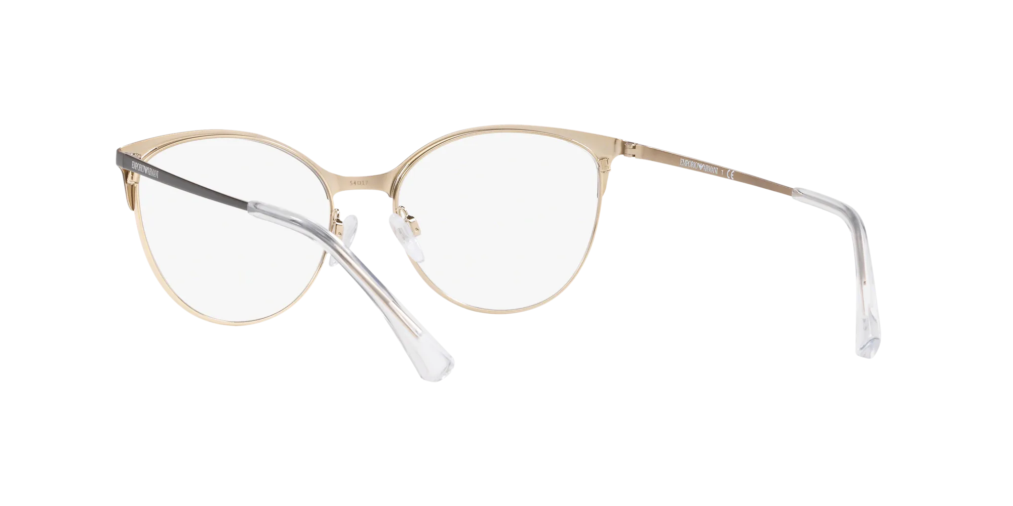 Emporio Armani EA1087 3014 Montature da vista Metallo Nero Cat Eye Normale - immagine 4