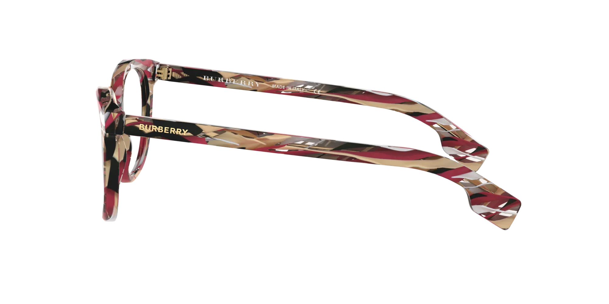 Burberry BE2291 3792 Montature da vista Acetato Multi-colore Squadrata Normale - immagine 3