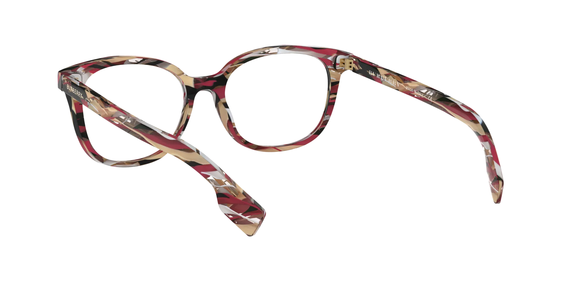 Burberry BE2291 3792 Montature da vista Acetato Multi-colore Squadrata Normale - immagine 4