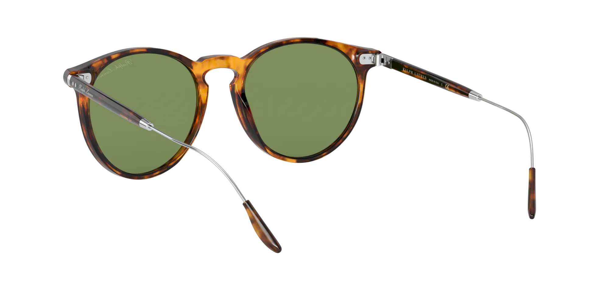 Ralph Lauren RL8181P 52494E Occhiali da sole Acetato Tartaruga Verde Pantos Normale - immagine 4