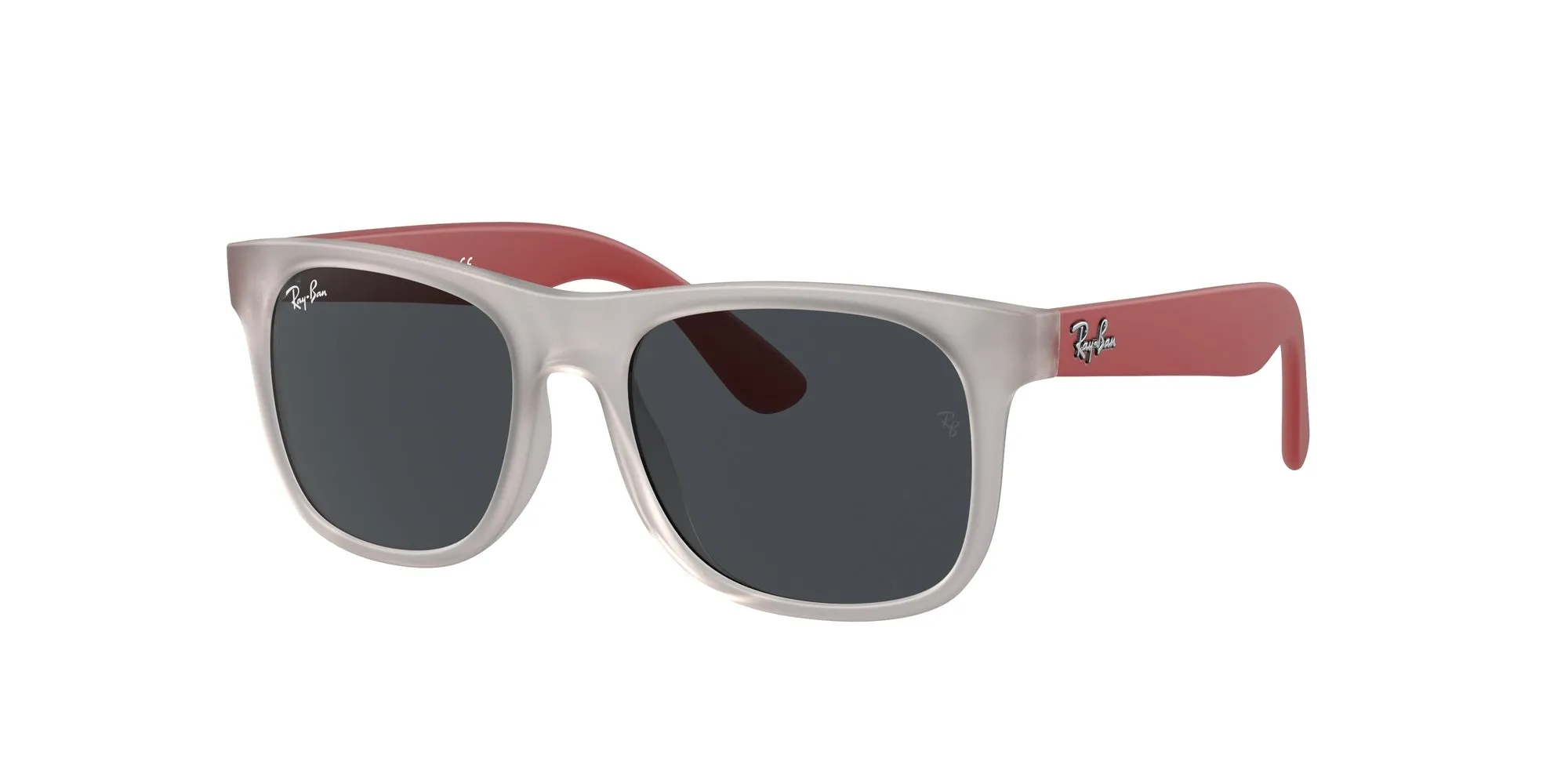 Ray - Ban RJ9069S JUNIOR JUSTIN 705987 Occhiali da sole bambino Iniettato Grigio Grigio Squadrata Normale - immagine 1