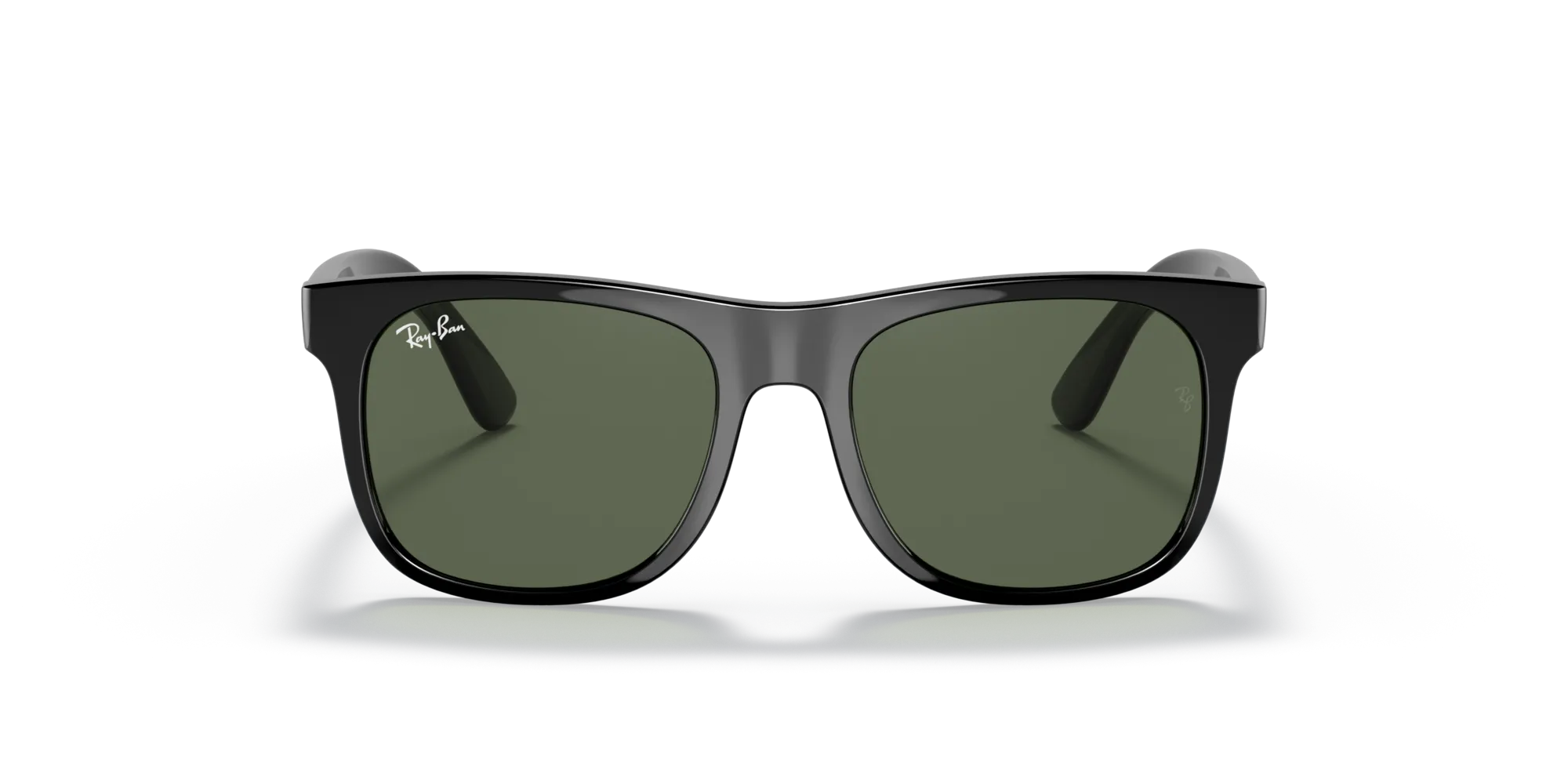 Ray - Ban RJ9069S JUNIOR JUSTIN 100/71 Occhiali da sole bambino Iniettato Nero Verde Squadrata Normale - immagine 3