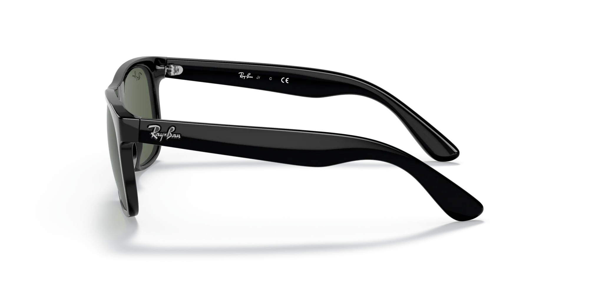 Ray - Ban RJ9069S JUNIOR JUSTIN 100/71 Occhiali da sole bambino Iniettato Nero Verde Squadrata Normale - immagine 4