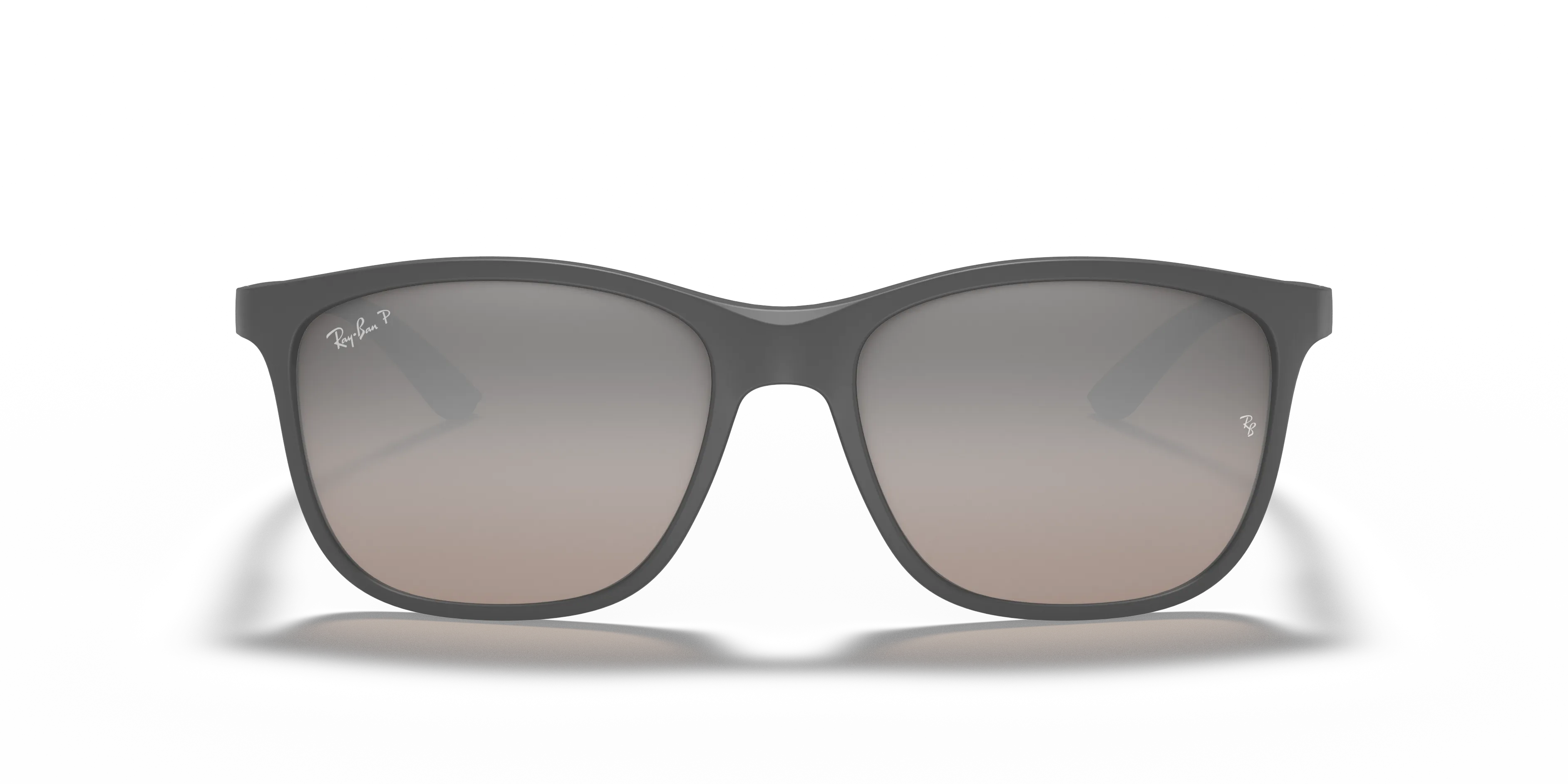 Ray - Ban RB4330CH CHROMANCE 60175J Occhiali da sole Iniettato Grigio Argento Squadrata Polarizzata Specchiato - immagine 3