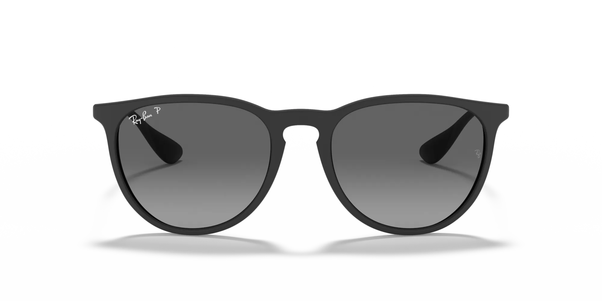 Ray - Ban RB4171 ERIKA 622/T3 Occhiali da sole Iniettato Nero Grigio Pantos Polarizzata Sfumato - immagine 3