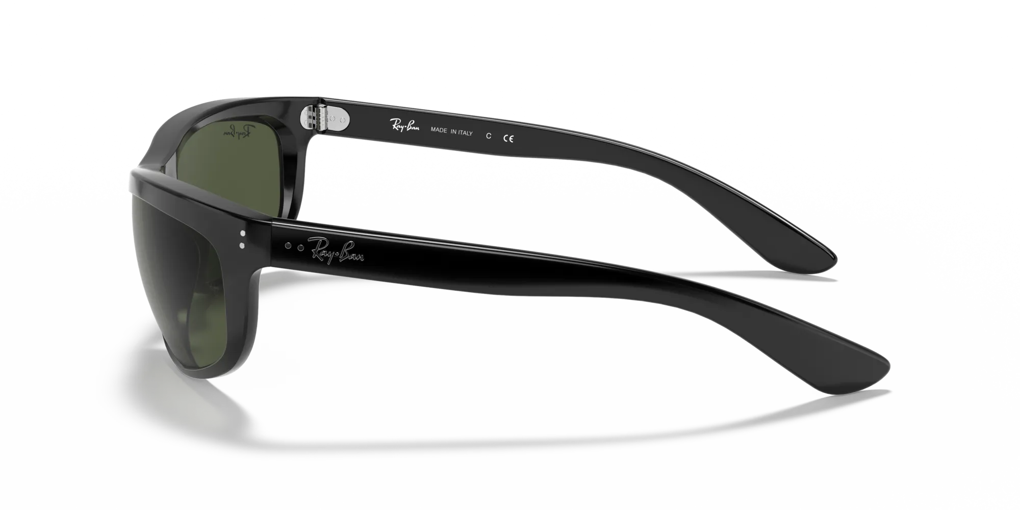 Ray - Ban RB4089 BALORAMA 601/31 Occhiali da sole Iniettato Nero G15 Squadrata Normale - immagine 4