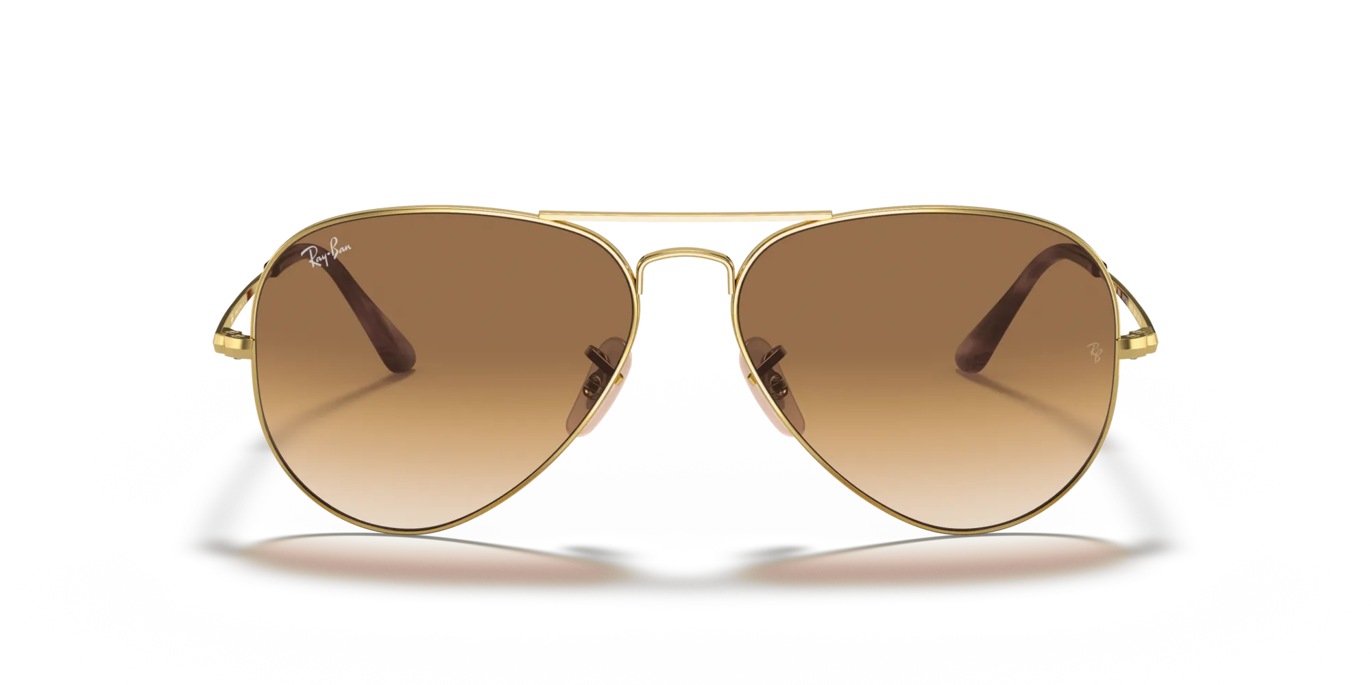 Ray - Ban RB3689 AVIATOR METAL II 914751 Occhiali da sole Metallo Oro Pilot Normale Sfumato - immagine 3