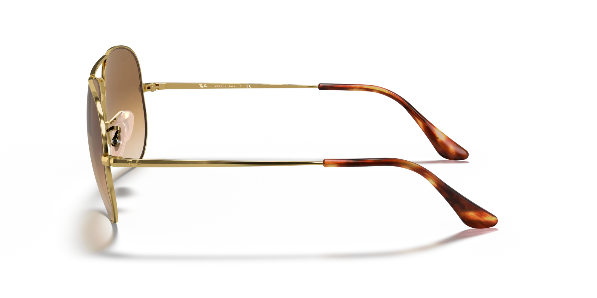 Ray - Ban RB3689 AVIATOR METAL II 914751 Occhiali da sole Metallo Oro Pilot Normale Sfumato - immagine 4
