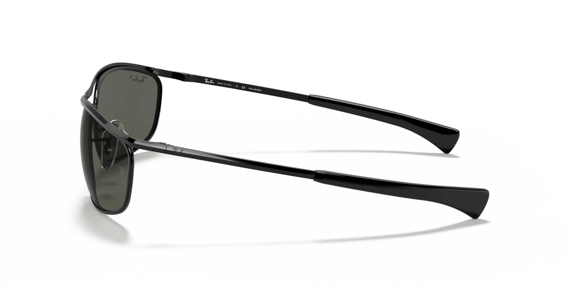 Ray - Ban RB3119M OLYMPIAN I DELUXE 002/58 Occhiali da sole Metallo Nero G15 Rotonda Polarizzata - immagine 4