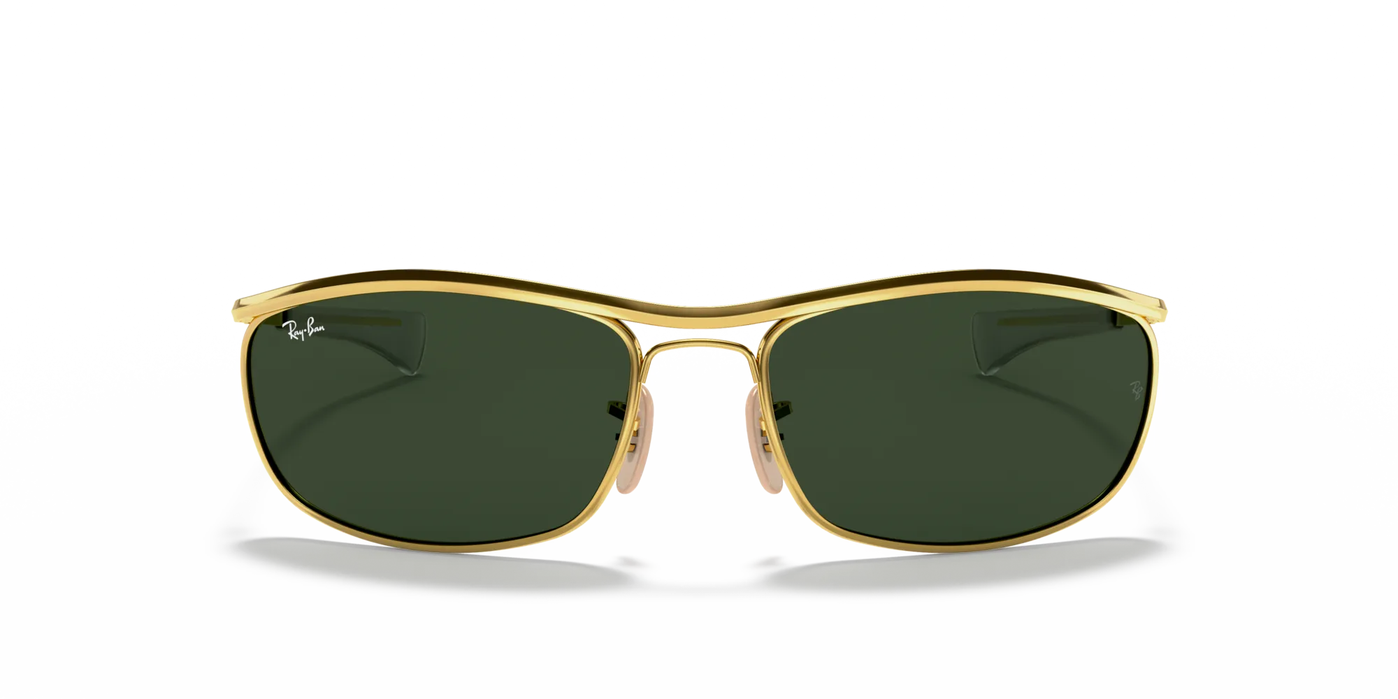 Ray - Ban RB3119M OLYMPIAN I DELUXE 001/31 Occhiali da sole Metallo Oro G15 Rotonda Normale - immagine 3